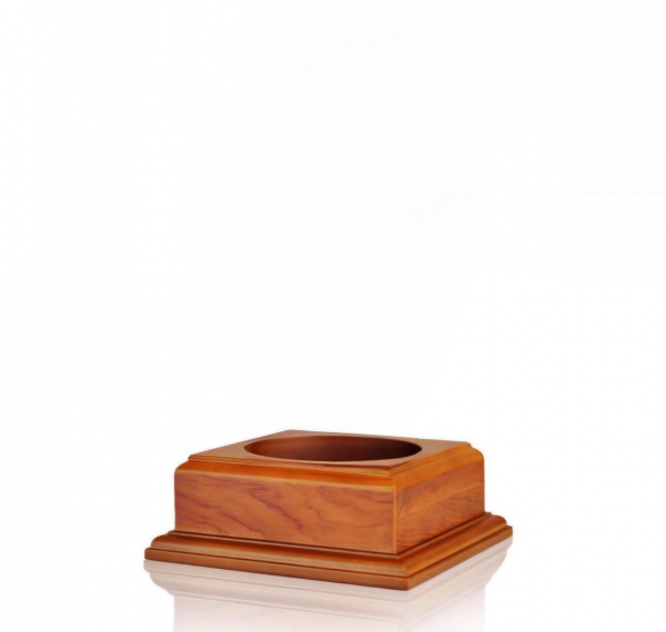 Bald Eagle Red Brass Urn